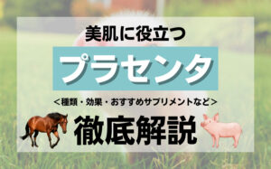 美肌に役立つプラセンタとは？種類・効果・おすすめサプリメントなどを解説