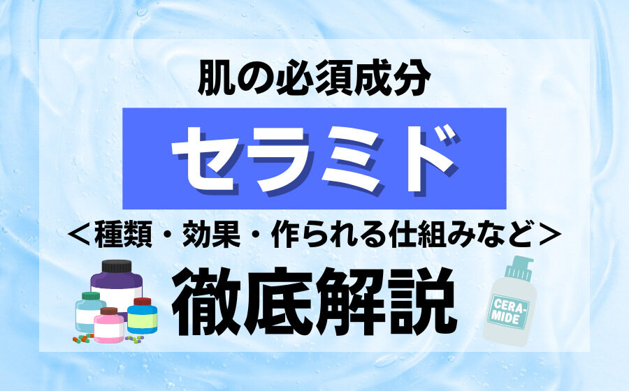 肌の必須成分であるセラミドとは？種類・効果・作られる仕組みなどを解説