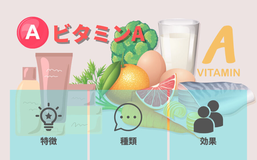 【メンズ美容】今注目が高いビタミンAとは？特徴・種類・効果などを解説